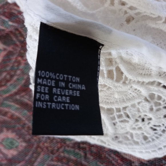 Sportsgirl Size XS White Crochet Top - Picture 5 of 5